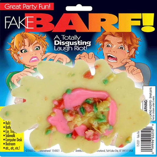 Wholesale Unicorn Chunky Fake Barf Hilarious 6-Inch Prank Gag (sold by the piece or dozen )
