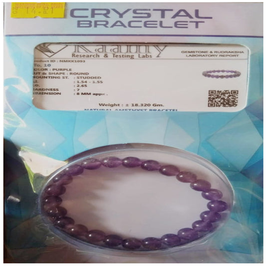Wholesale Unique Adjustable Bracelet with Natural Purple Amethyst Beads (Sold by PCS)