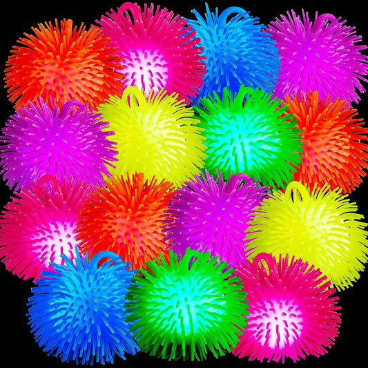 Wholesale Animal Puffer Very Soft Rubber  Ball Squishy Toy Sold By Dozen