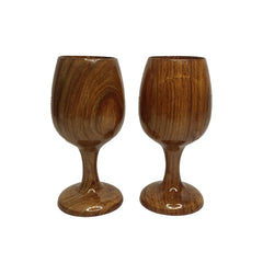 Wooden Handmade Shisham Glasses For Drinkware & Kitchen Essentials