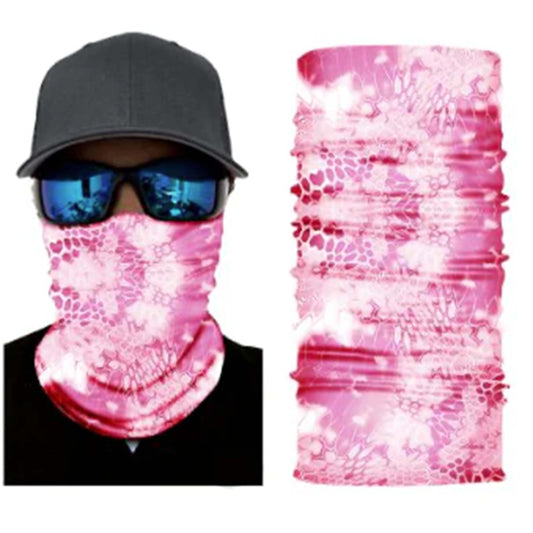 Wholesale Pink Hive Seamless Bandana Face Cover Tube Multi-Function Mask Wrap (Sold in Piece & 10Pack)