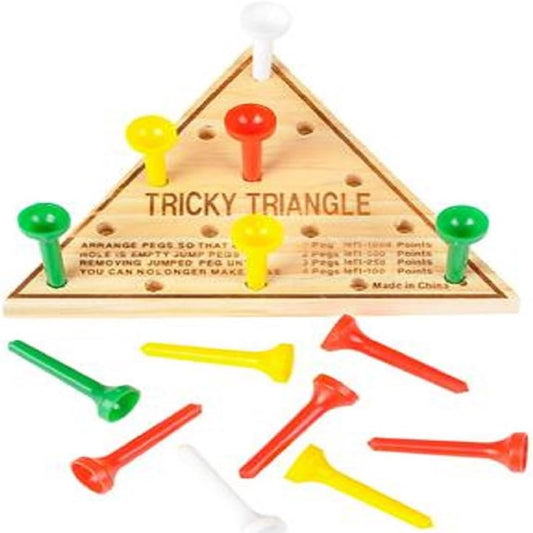 Wooden Triangle Game Kids toys (1 Dozen=$21.99)