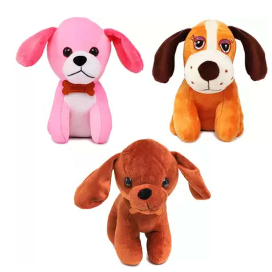 Wholesale Dog Assorted Colors Soft Toys for Kids Sold By Dozen