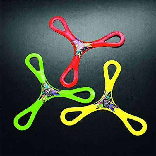 Wholesale Colorful Triangle Boomerang - Fun and Exciting Flying Toy (Sold by the dozen)
