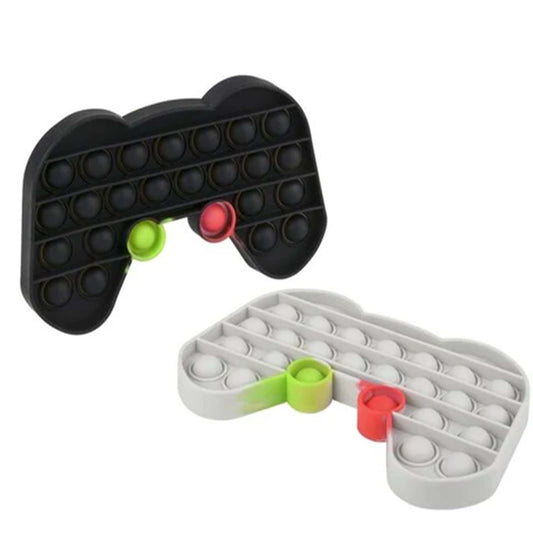 Wholesale 6.5" Video Game Controller Bubble Poppers Silicone Stress Reliever Toy Assorted Colors (sold by the piece )