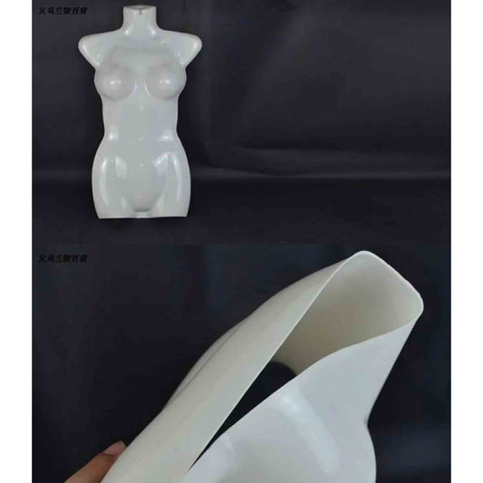Women Plastic Torso Mannequin For Showcase
