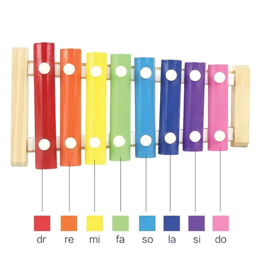 Rainbow Xylophone Musical Instrument Toys for Kids