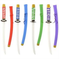Plastic Colored Ninja Sword In Bulk- Assorted