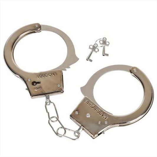 Steel Handcuffs with Keys (Sold In Dozen)