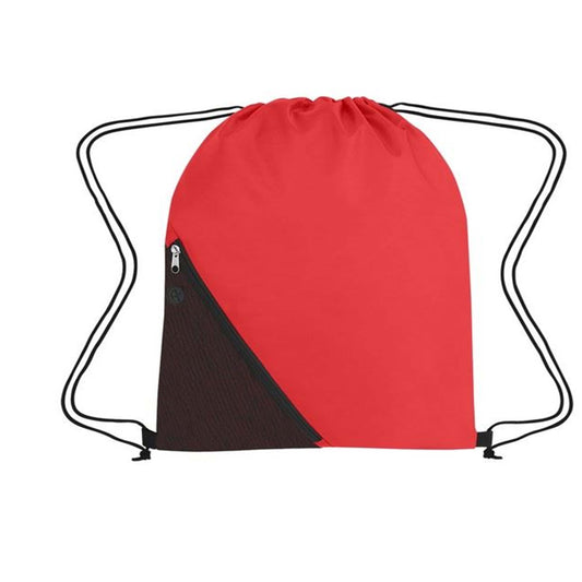 Sports Drawstring Backpack with Mesh Pocket (150 pcs/set=$477.20)