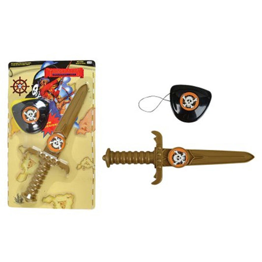 Pirate Dagger with Eye Patch (Sold In Dozen)