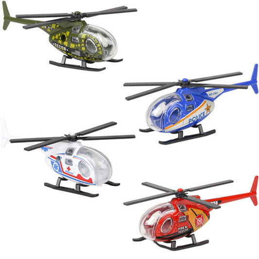 Wholesale Die-Cast Helicopters kids toys- Assorted