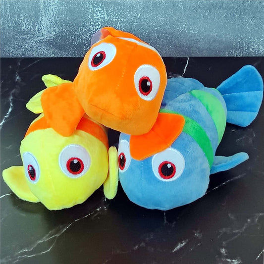 Wholesale Clown Fish Soft plush with suction cup Sold By Dozen