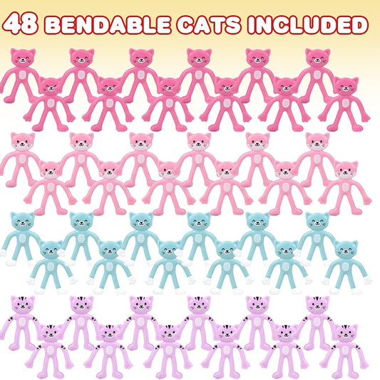 Mini Bendable Cat (48 pcs/set=$36)