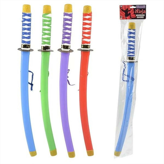 Plastic Colored Ninja Sword  (Sold In Dozen)