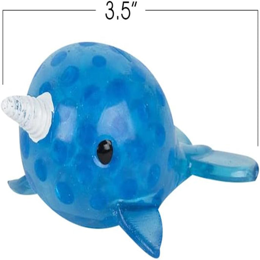 Light-Up Squeezy Bead 5" Narwhal