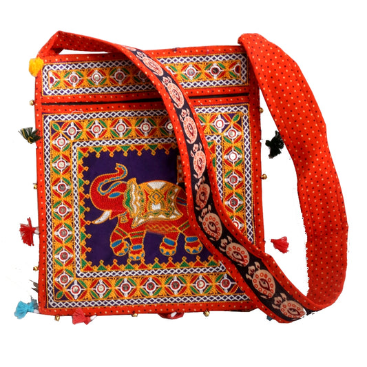 Wholesale New Premium Cotton Hand Bag With Elephant Design For Women's