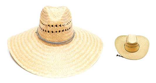Bulk Vented Wide Brim Mexican Style Straw Hat For Unisex