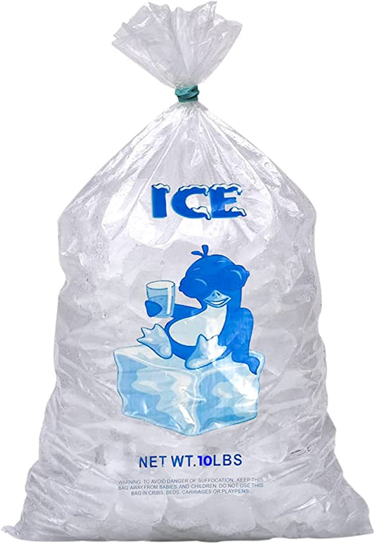 8# ICE BAGS (10"X22") 1.2 MIL 500/CS