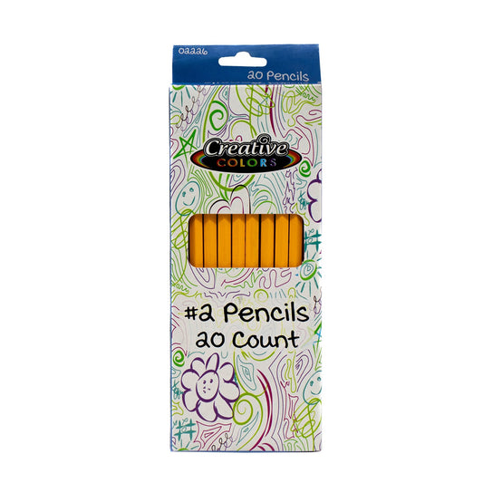 Buy 20 Count #2 Pencils - Bulk School Supplies Wholesale Case of 48 Pencils