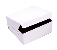 Bakery Box, 10X10X5.5, White, 100/Case