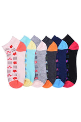 Buy Women's No Show Wholesale Sock, Size 6-8 in 12 Randomly Assorted Styles - Bulk Case of 144 Pairs