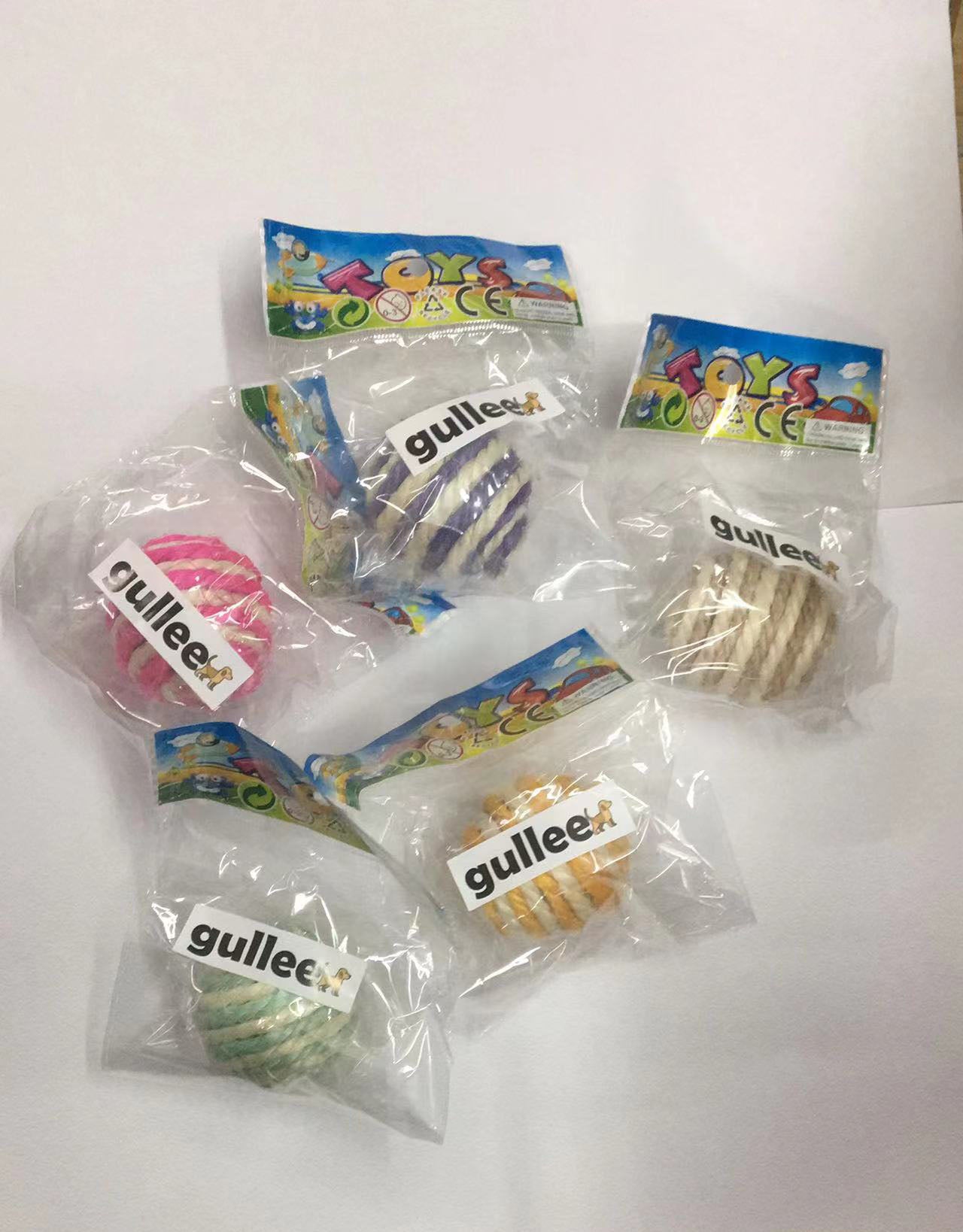 Knitted Rope Ball Dog Chew Toys