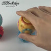 Video demonstration of sphere shape magic bean rotating fidget toys 