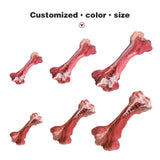 Real Beef Flavor Dog Chew Bones for Aggressive Chewers