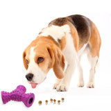 Durable Rubber Pet Chew Toy for Teeth Cleaning and Treat Dispensing