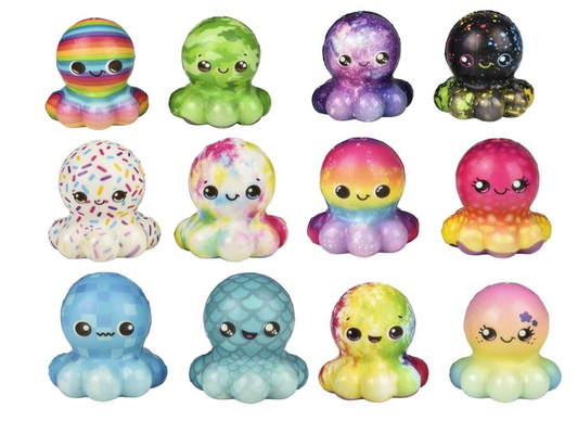 Buy 2" Squish Octopus Assortment Toy ( sold by the piece or dozen)Bulk Price