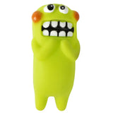 Indestructible Rubber Squeaky Dental Care Pet Toothbrush Aggressive Dog Chew Toys