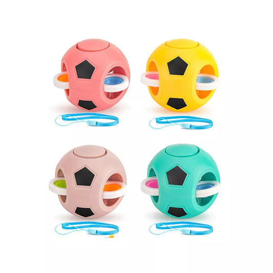 Football Bubble Gyro Fidget Toy