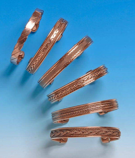 Buy PURE COPPER MAGNETIC BRACELETS ( sold by the piece, dozen or displayBulk Price