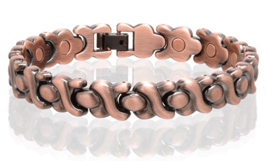 Wholesale COPPER MAGNETIC LINK BRACELET style #L03 (sold by the piece )
