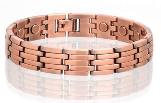 Wholesale SOLID COPPER MAGNETIC LINK BRACELET style #LK (sold by the piece )