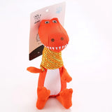 Add Some Fun to Your Pet's Playtime with Our Animal Squeaky Toys Oxford Cloth Dinosaur Plush Toys