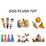 Indestructible Rubber Squeaky Dental Care Toothbrush Dog Chew Toy