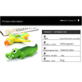 New pigeon & crocodile squeaky soft chew pet toy