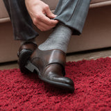 Men's Solid Crew Socks Wholesale