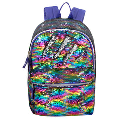 Bulk Mini Purple Rainbow Sequin Backpack For Girl's