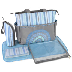 Bulk Baby Essentials Diaper Bag Tote 5 Piece Set