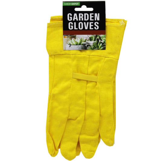 assorted green and orange cloth gardening gloves