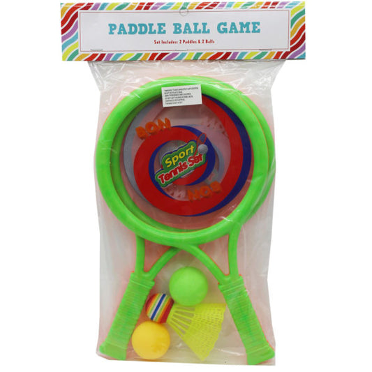 paddle ball game set