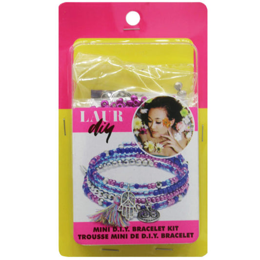 laura diy purple bracelet kit