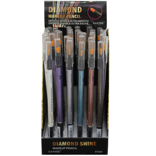 Diamond Makeup Pencil in Assorted Shades in Countertop Display