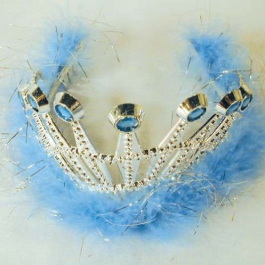 Wholesale Frozen Princess TIARA Feather Plastic Crown (Sold by the piece or dozen)