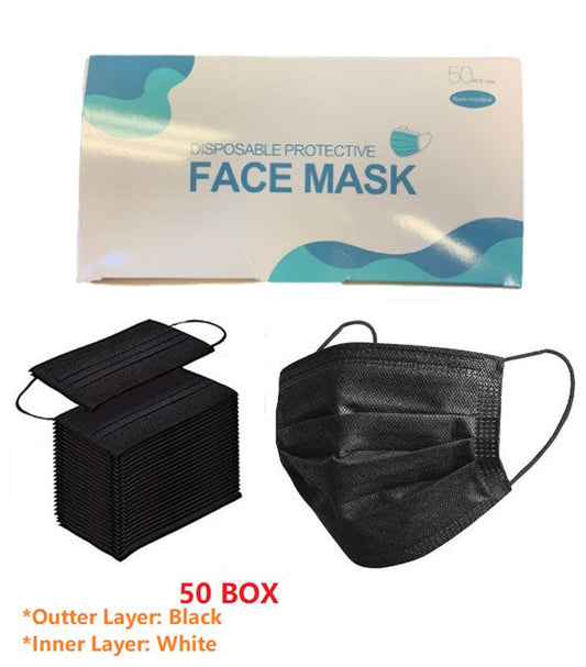 Bulk Buy Adults Black Disposable Non Medical Masks Wholesale