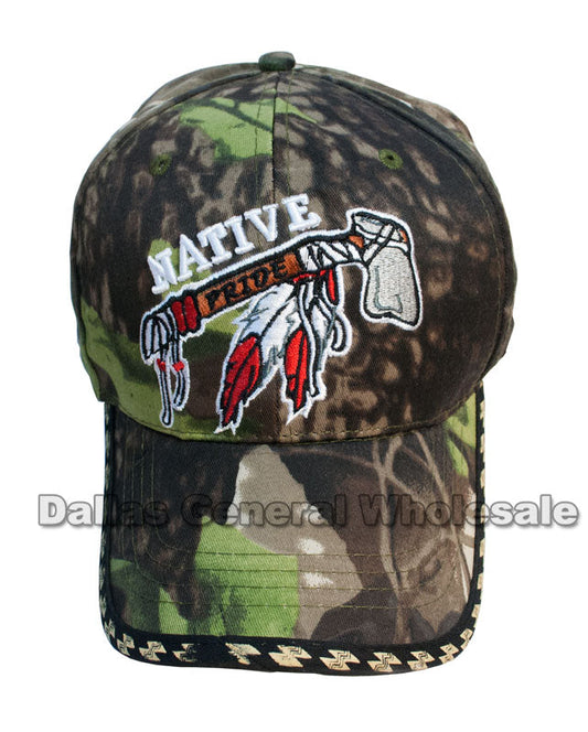 Bulk Buy "Native Pride" Camouflage Casual Caps Wholesale
