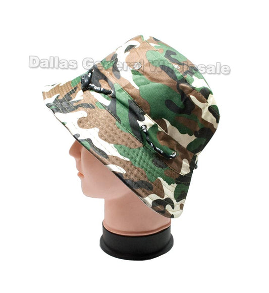Adults Camouflage Fishing Hats Wholesale MOQ 12